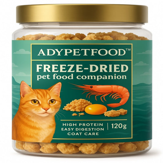 FREEZE-DRIED pet food companion