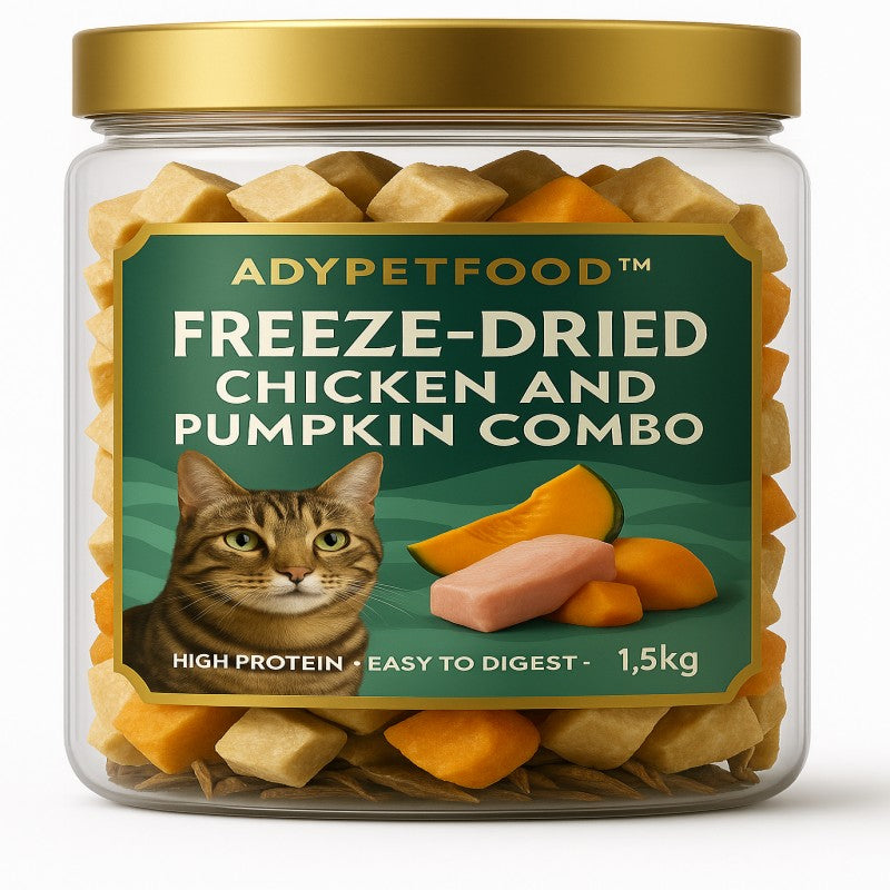 FREEZE-DRIEDCHICKEN ANDPUMPKIN COMBO