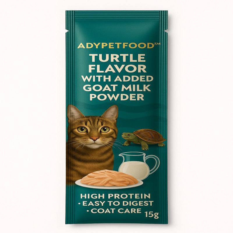 TURTLE FLAVOR WITH ADDEDGOAT MILK POWDER