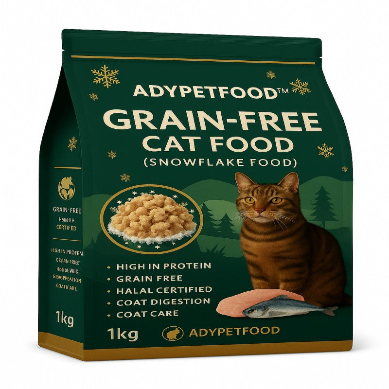 GRAIN-FREE CATFOOD(SNOWFLAKE FOOD)