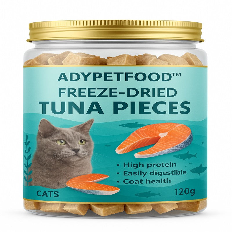 FREEZE-DRIED TUNA PIECES