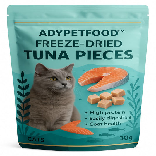 FREEZE-DRIED TUNA PIECES